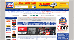 Desktop Screenshot of dm-tools.co.uk