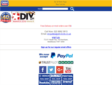 Tablet Screenshot of dm-tools.co.uk